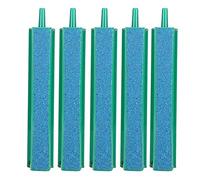 Aquarium Sand Bubble Bar | Oxygen Diffuser for Fish Environments | Decorative Bubble Stone Bar for Freshwater/Saltwater Aquariums | 2 Sizes (4.6in & 8.5in) | 5 - Pack PVC (S)