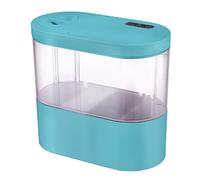 Aquarium Set, Self-Circulating Fish Tank Starter Kit With Led Lights, U+B Power Cord, Water Pump and Filter Cotton, Suitable for Tropical Fish, Guppies, Goldfish Or Betta-Lake Blue