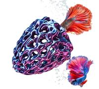 Aquarium Shrimp - 3D Printed Silicone Coral Structure Aquarium Cave Mini Guppy Betta Fish Shelter Habitat Ornament Resting and Exploring | For Decoration