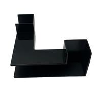 Aquarium Shrimp Cave - Black PP, Small Multi-Entrance Fish Tunnel | Natural Betta Fish Hiding Spot, Decorative Fish Tank Shelter for Freshwater Shrimp Corner Habitat 12.5x12.5x5.7cm