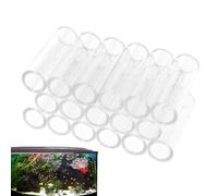 Aquarium Shrimp Hatchery Tube - Breeding Nursery Container | Clear with Mesh Openings, Portable Tank Accessory for Safe Growth of Shrimp Fry Versatile Aquarium Use 1.3x1.2x2in