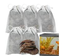 Aquarium Shrimp Leaf Pack - Aquatic Catappa Fish Leaves, Natural Tank Environment | Betta Tank Water Conditioner, Immunity Enhancing Leaf Addition, Shrimp Habitat Setup, Breeding Stimulation