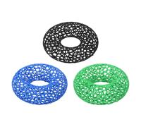 Aquarium Shrimp Shelter - 3D Printed Perforated Fish Hiding Cave | Round Secure Breeding Resting Place For Cherry Dwarf Shrimp | Natural Hideaway Compatible With Plants For Freshwater Tank Ecosystem 8