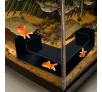 Aquarium Shrimp Tunnel Cave, Black Aquarium Decoration, Betta Fish Tank Accessories