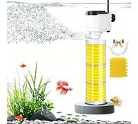 Aquarium Silent Motorized Filter, Ultimates Tank Filter Aquarium Filter, Fish Tank Filter, Purifier, Sponge Filters for Aquarium Filtration, Reusable Filter-Sponges for Fresh/Salt Tank (30 W)