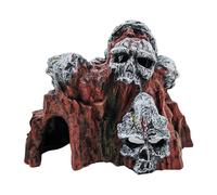 Aquarium Simulation Skull Cave Landscape Decorative Aquarium Accessories Reptile Rock and Shrimp Aquarium House Cave