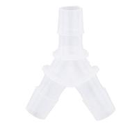 Aquarium Soft Hose Fittings Y Type Connector 3 Way Connector for Fish Tank Air Pump Transparent 10PCS 0.15in, 0.19in Applicable to Silicone Tube and Hose with an Inner Diameter of 3-4MM,
