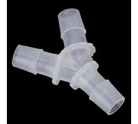 Aquarium Soft Hose Fittings Y Type Connector, Durable Water Pipe Joint for Fish Tank Air Pump, 3 Way Connector for Aquariums, Made of Plastic, 10PCS (3.9mm)