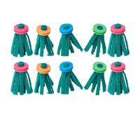 Aquarium Spawning Mop - Floating Fish Egg Collector, Breeding Plant | Artificial Moss Medaka Spawning Media, Synthetic Acrylic Yarn Bundle With Random Foam Ring