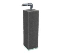Aquarium Sponge Mobile HMF Biological Internal Hamburg Matten Air Fish Tank Quiet Water Foam Filter for Shrimp Fish 10x10x34cm up to 140 liter Tanks (Black, PPI 30)