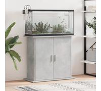 (concrete grey, 81 x 36 x 73 cm) vidaXL Aquarium Stand Fish Tank Stand Cabinet Aquarium Base Engineered Wood