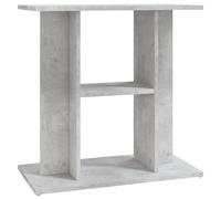 vidaXL Aquarium Stand, Fish Tank Cabinet with 3 Tiers, Fish Tank Stand for Home Living Room, Aquarium Cabinet, Sonoma Oak Engineered Wood