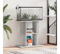 (grey sonoma, 60 x 30 x 60 cm) vidaXL Aquarium Stand Fish Tank Stand Aquarium Base Sonoma Oak Engineered Wood