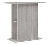 vidaXL Aquarium Stand Smoked Oak 75x36x72.5 cm Engineered Wood