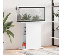 vidaXL Aquarium Stand White 36x75x72.5 cm Engineered Wood, White