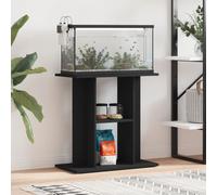 (black, 60 x 30 x 60 cm) vidaXL Aquarium Stand Fish Tank Stand Aquarium Base Sonoma Oak Engineered Wood