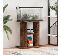 (smoked oak, 60 x 30 x 60 cm) vidaXL Aquarium Stand Fish Tank Stand Aquarium Base Sonoma Oak Engineered Wood