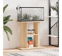 vidaXL Aquarium Stand Sonoma Oak 60x30x60 cm Engineered Wood