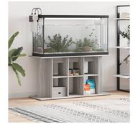 Aquarium Stand Grey Sonoma 120x40x60cm Engineered Wood 3-Tier Storage Anti Tip