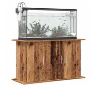 Aquarium Stand Old Wood 101x41x58 cm Engineered Wood 4-Compartment Storage Cab.