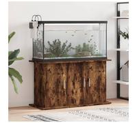 (smoked oak, 101 x 41 x 58 cm) vidaXL Aquarium Stand Fish Tank Cabinet Aquarium Cabinet Black Engineered Wood