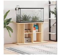 Aquarium Stand Sonoma Oak 100x40x60 cm Engineered Wood 3-Tiered Anti-Tip Storage