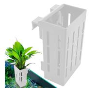 Aquarium Stands - Hanging Aquatic Vegetation Pot with Hole, Aquarium Accessories Equipped with Hooks, for Tray Edges Up to 0.99 cm Thickness for Fishes and Shrimps