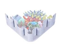 Aquarium Substrate Barrier - Duraible Fish Tank Sand Screen Substrate Fence | Aquarium Landscaping Board | Separate Substrates Layers Suitable For, Fish Tanks & Underwater Plant Décor