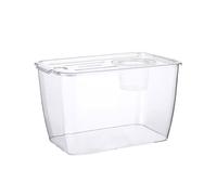 Aquarium Super Clear Acrylic Square Fish Tank with Breathable Lid Transparent Small Fish Breeding Tank Multifunctional Storage Box Fish tank