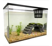 Aquarium Tank Closed turtle feeding tank household transparent small desktop