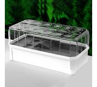 Aquarium Tank Plastic Turtle Habitat Starter Kit for Reptile Terrarium Breeding Display and Shower Filter System