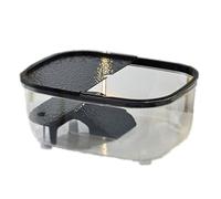 Aquarium Tank Turtle breeding tank, ecological landscaping with cover, small climbing platform, bottom drainage(Medium)