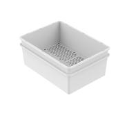 Aquarium Tank Turtle ecological tank double-layer turtle toilet separated for household use(Large)