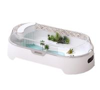 Aquarium Tank Turtle tank household with sun drying table filter panoramic transparency