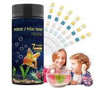 Aquarium Test Strips | 7-Way Aquarium Testing Kit for Freshwater Saltwater,Spa Testing Strips for Hot Tubs Tester Kit, Ph, Alkalinity, Chlorine, Carbonate, Hardness