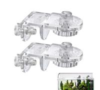 Aquarium Top Cover, Fish Tank Lid Clips, 2 Acrylic Aquarium Cover Clip Holder Fish Tank Lid Cover Holder Accessory