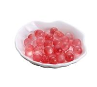 Aquarium Toys Bouncing Ball Machine Beads Luminous Glass Ball DIY Handmade Materials Glass Marbles Pinball Machine(Red)
