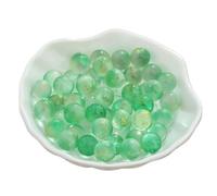 Aquarium Toys Bouncing Ball Machine Beads Luminous Glass Ball DIY Handmade Materials Glass Marbles Pinball Machine(Green)