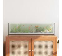 Aquarium Transparent Glass 80x20x20cm Rectangular 360 degree View Leakproof Tank