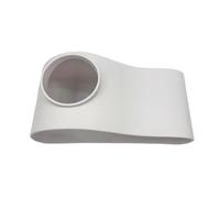 Aquarium Tunnel Cave Underground Single Hole Fish Hideout PP Material Tank Reptile Shelter Decoration Viewing Accessory Suitable for Small Aquariums H, white