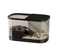Aquarium Turtle Tank Turtle feeding box small dedicated detachable climbing platform(39.5x22.1x22.5cm)