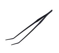 Aquarium Tweezers, Curved 38cm/14.9in Extra Long Feeding Tongs Stainless Steel Fish Tank Tools for Aquatic Plants, Lizards and Turtles