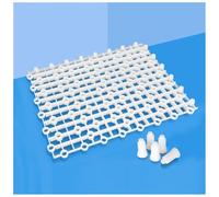 Aquarium Undergravel Filter, Plastic Grid Divider Tray for Fish Tank Bottom Plate, Enhances Water Quality and Fish Health