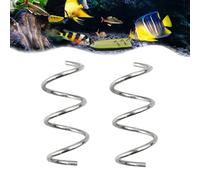 Aquarium Vegetable Feeder - Bottom Sinking Fish Feeder, Fresh Food Holder for Malawi Cichlid, Pleco, Clown Loach & Snails - 2 Pack