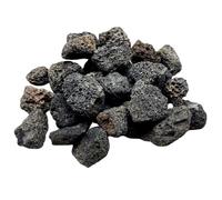 Aquarium Volcanic Stone Decorative Rocks Ornament, Winter Fish Tank Decor | Black Natural Surface, Irregular Shapes, Safe for Aquatic Fish, Vase Filler, Planter Beds, Office Decoration