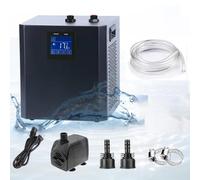 Aquarium Water Chiller 1/3 HP with LED Display, Water Pump and Pipe for Rapid Cooling in Hydroponics, Aquatic Life and Fish Tanks