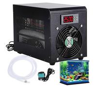 Aquarium Water Chiller 60L, 180W Cooler & Heater with Pump, Quiet Cooling Machine for Seawater & Freshwater Hydroponics