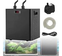 Aquarium Water Chiller Cooler Fish Tank Heater 160L/300L/500L, 1/10 HP, 1/3 HP, 1/2 HP, Fish Tank for Seafood Cultivation,500L/132Gal