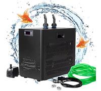 Aquarium Water Chiller Cooler Hydroponics Chiller,Fish Tank fit Hydroponics,Refrigeration Compressor Tub with Ice Bath Hydroponic Chillers Special Quiet Design for Weeds Coral Crystal,