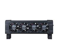 Aquarium Water Chiller Cooling Fan, Adjustable Fish Tank Clip Cooler 2/3/4 Heads Silent Fan Mini Temperature Control Refrigerator for Glass Fish Tank Aquarium